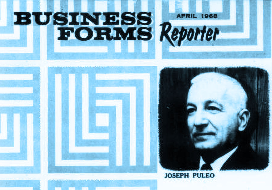 Joseph Puleo Business Forms Reporter April 1968